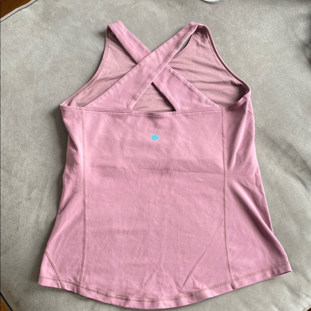 Lululemon Pink Women's small Cross-Back Top